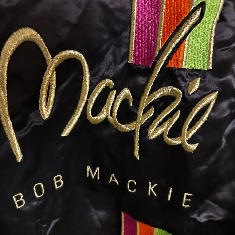RARE Bob Mackie Designer Vintage Bomber Jacket XL Excellent Condition - Picture 4 of 12